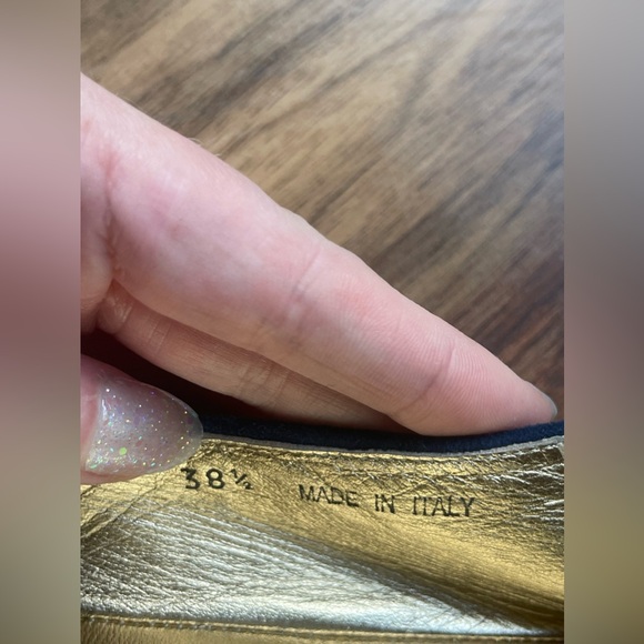 AUTHENTIC- Prada Blue Suede Peep Toe Platform Espadrille - Picture 7 of 10